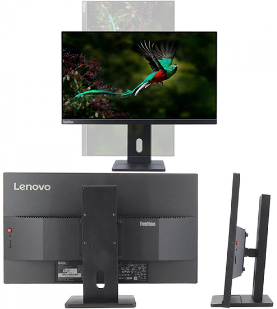 Монитор 23.8" Lenovo ThinkVision E24q-30 63ECGAT2EU черный купить,NaN