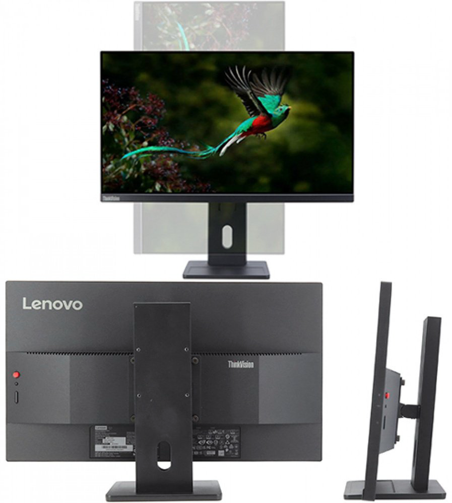Монитор 23.8" Lenovo ThinkVision E24q-30 63ECGAT2EU черный купить,NaN