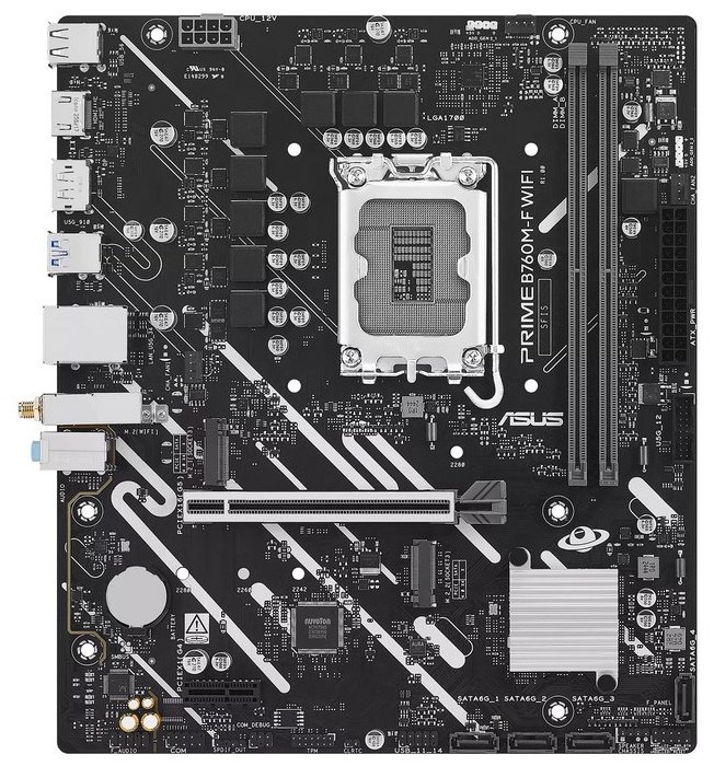 Материнская плата ASUS Prime B760M-F Wi-Fi (90MB1N00-M0EAY0) купить,NaN