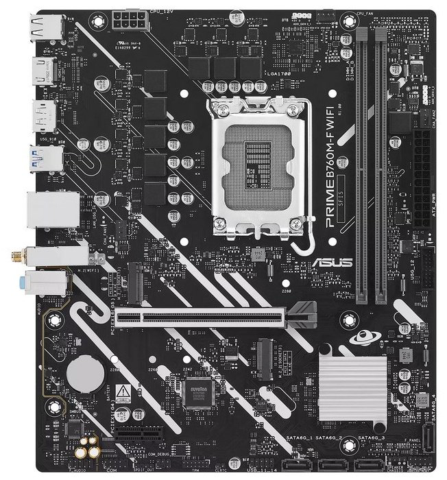 Материнская плата ASUS Prime B760M-F Wi-Fi (90MB1N00-M0EAY0) купить,NaN