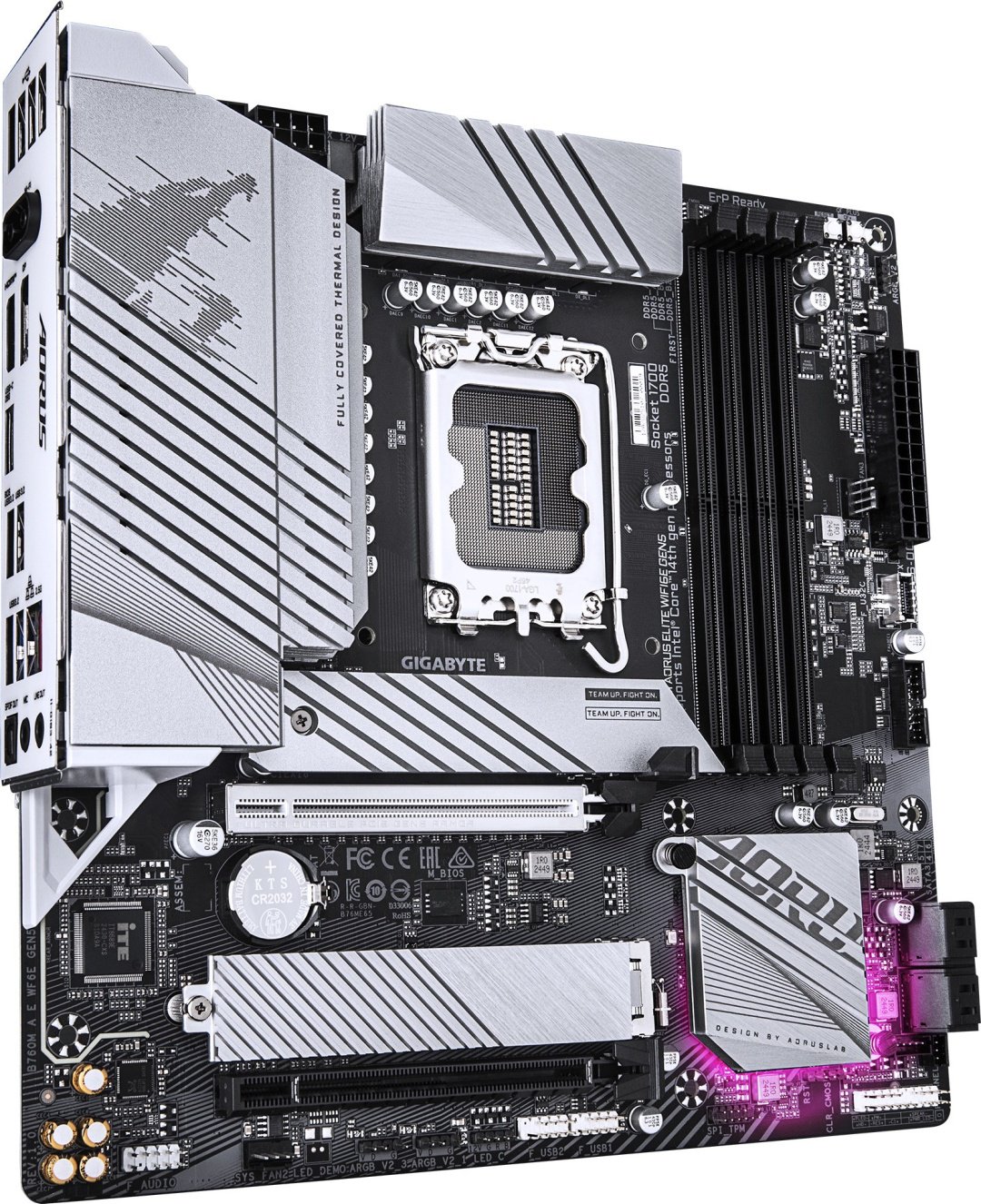 Материнская плата GIGABYTE B760M Aorus Elite WiFi6E Gen5 купить,NaN