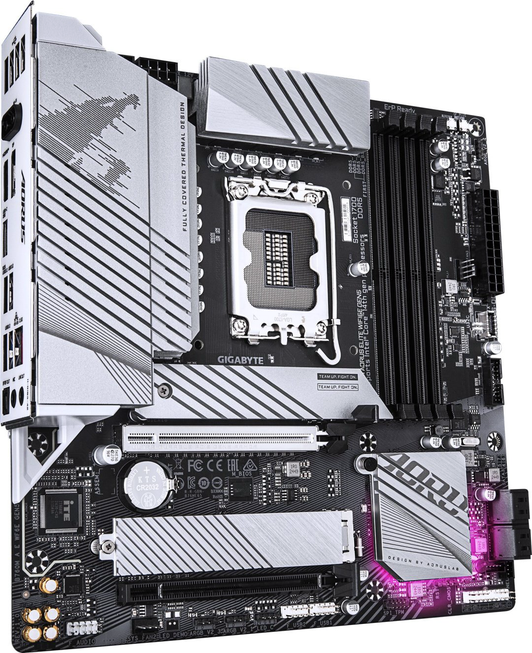 Материнская плата GIGABYTE B760M Aorus Elite WiFi6E Gen5 купить,NaN