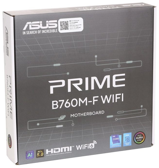 Материнская плата ASUS Prime B760M-F Wi-Fi (90MB1N00-M0EAY0) купить,NaN