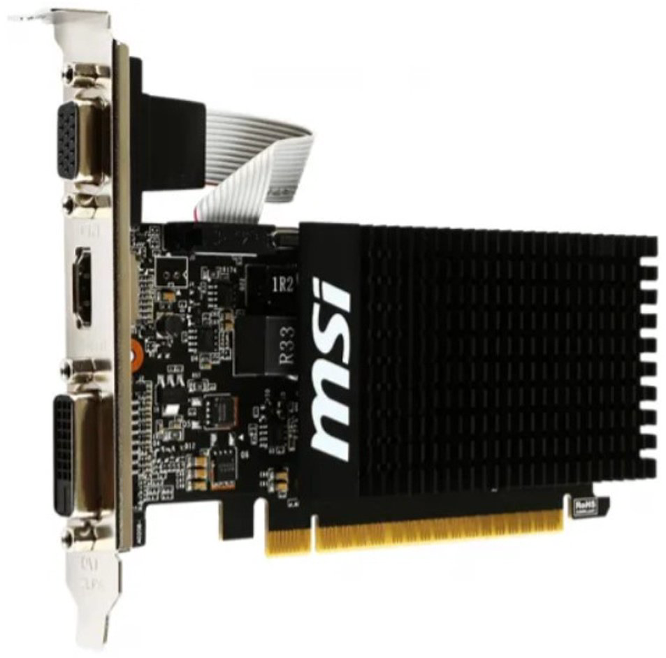 Видеокарта MSI GeForce GT 710 2GD3H LP 2 ГБ купить,29954