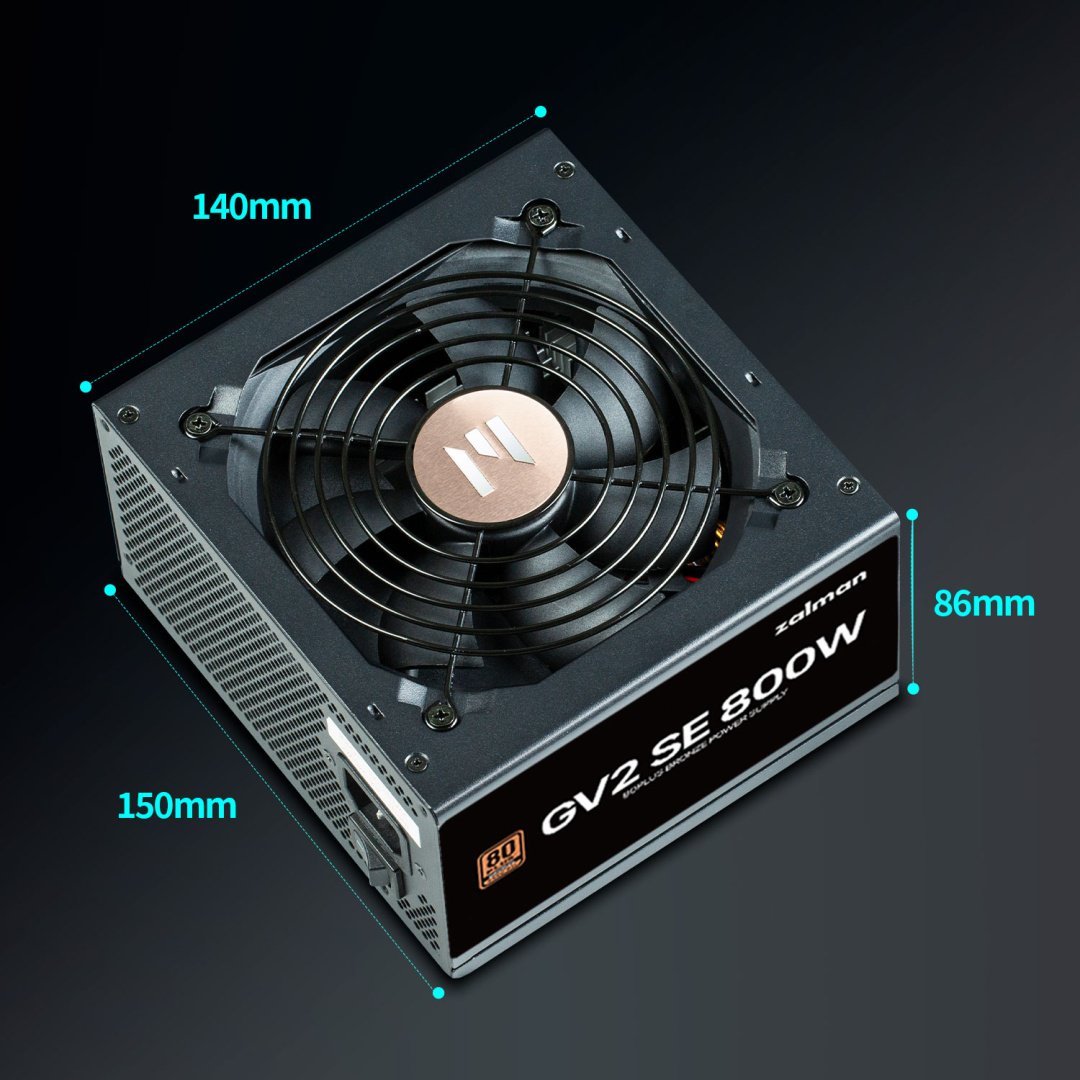 Блок питания Zalman GV2SE ZM800-GV2SE 800 Вт - ForteMarket Блок питания Zalman GV2SE ZM800-GV2SE 800 Вт купить,37480
