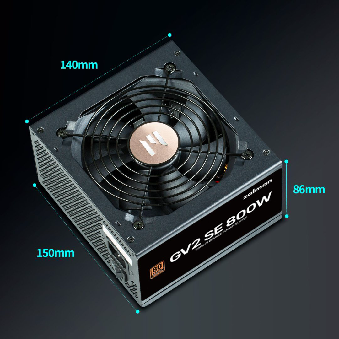 Блок питания Zalman GV2SE ZM800-GV2SE 800 Вт - ForteMarket Блок питания Zalman GV2SE ZM800-GV2SE 800 Вт купить,37480