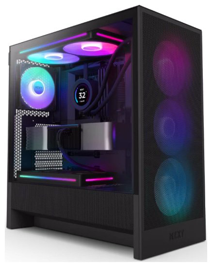 Корпус NZXT H5 Flow RGB CC-H52FB-R1 черный купить,NaN