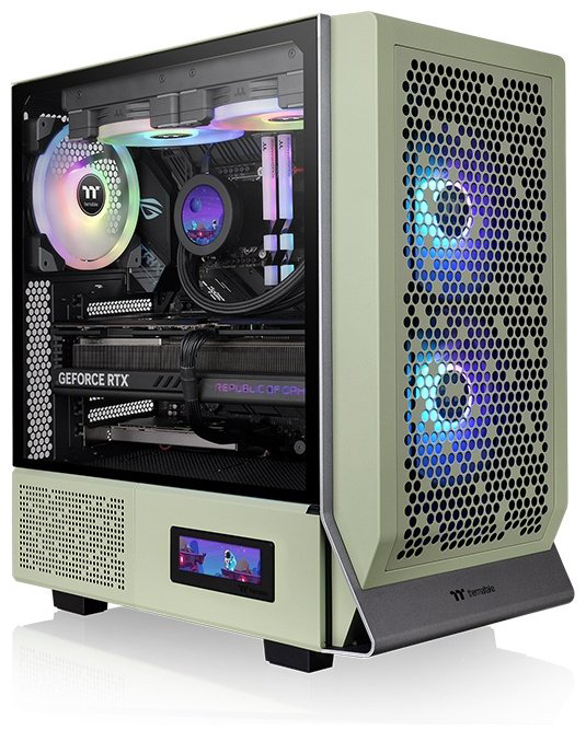 Корпус Thermaltake Ceres 300 TG ARGB Matcha Green зеленый купить,NaN