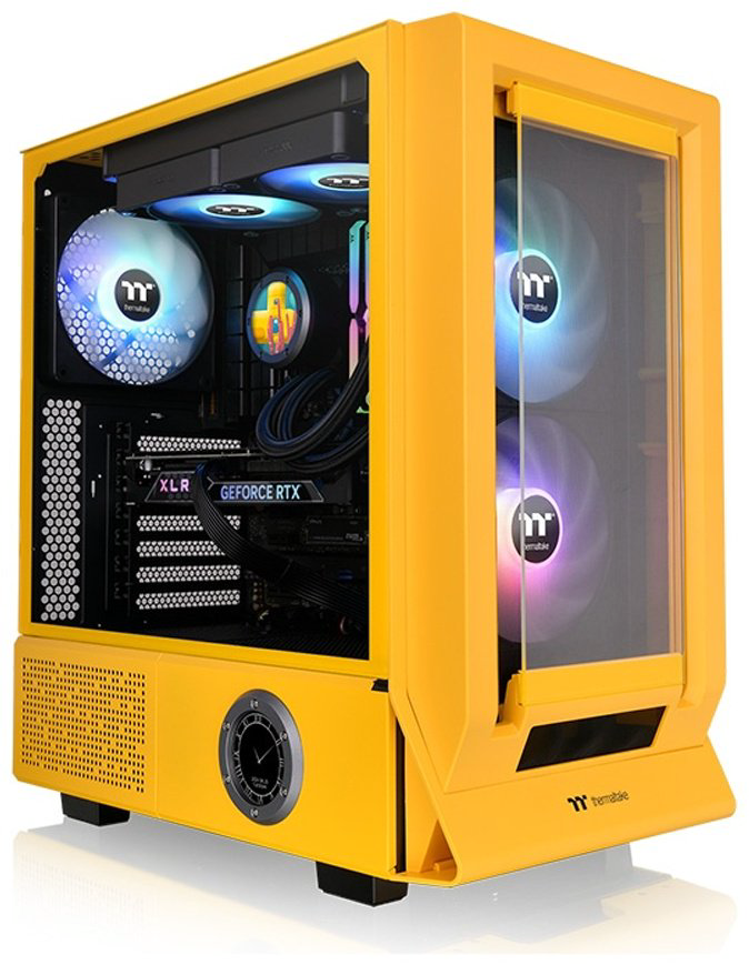 Корпус Thermaltake Ceres 350 MX Bumblebee желтый купить,NaN