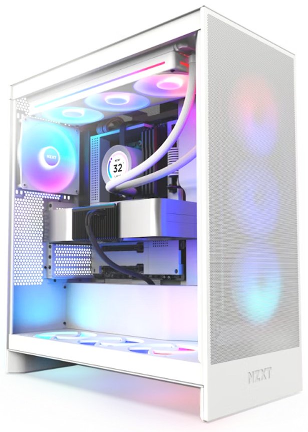 Корпус NZXT H7 Flow RGB CM-H72FW-R1 белый купить,97790