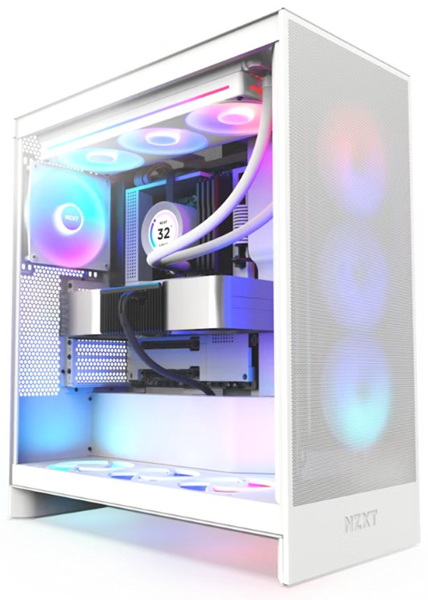 Корпус NZXT H7 Flow RGB CM-H72FW-R1 белый купить,97790
