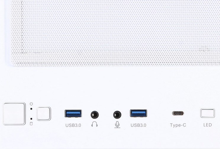 Корпус AeroCool P500C EVO-G-WT-V1 белый купить,NaN