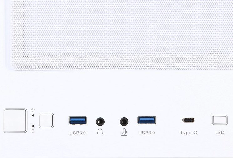 Корпус AeroCool P500C EVO-G-WT-V1 белый купить,NaN