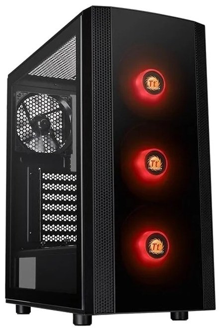 Корпус Thermaltake Versa J25 TG RGB CA-1L8-00M1WN-01 черный купить,NaN