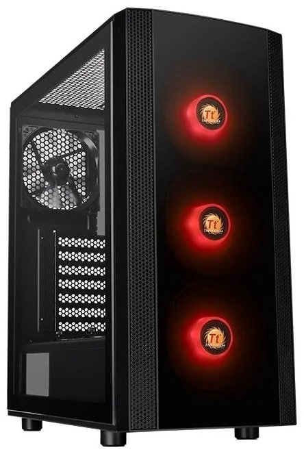 Корпус Thermaltake Versa J25 TG RGB CA-1L8-00M1WN-01 черный купить,NaN