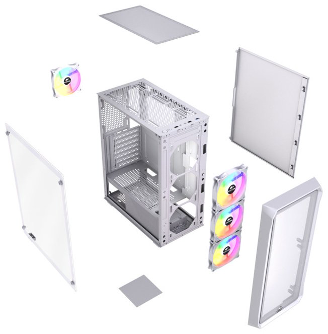 Корпус Wintek Tornado Pro PS195-W-M TG белый - ForteMarket Корпус Wintek Tornado Pro PS195-W-M TG белый купить,29982