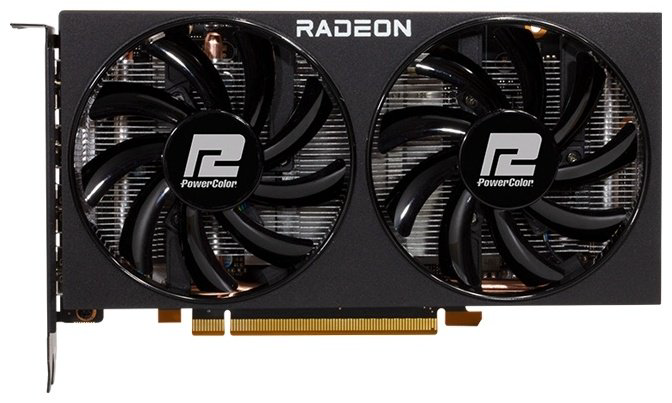 Видеокарта PowerColor AMD Radeon RX 6600 Fighter AXRX 6600 8GBD6-3DH 8 ГБ купить,NaN