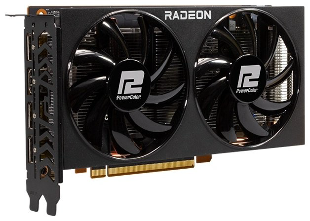 Видеокарта PowerColor AMD Radeon RX 6600 Fighter AXRX 6600 8GBD6-3DH 8 ГБ купить,NaN