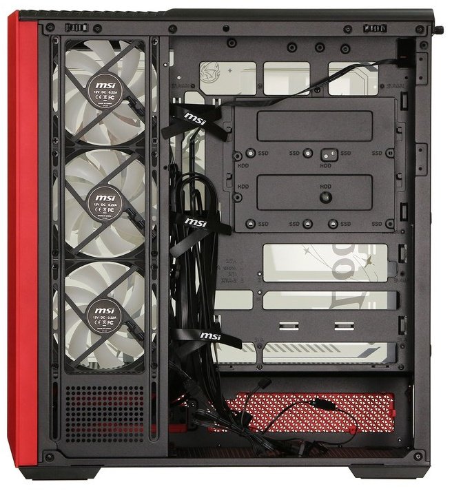 Корпус MSI PANO 130R MLG EDITION красный купить,NaN