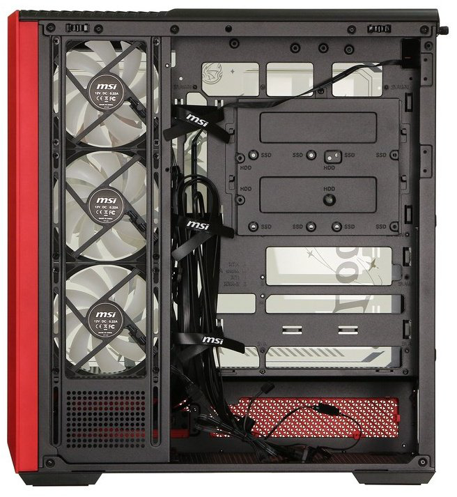 Корпус MSI PANO 130R MLG EDITION красный купить,NaN