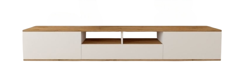 ТВ-тумба Adel Home Джейн AH0275 220x35x35см белый-коричневый купить,NaN