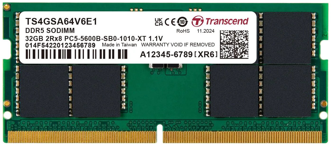 Оперативная память Transcend TS4GSA64V6E1 32 Гб купить,NaN