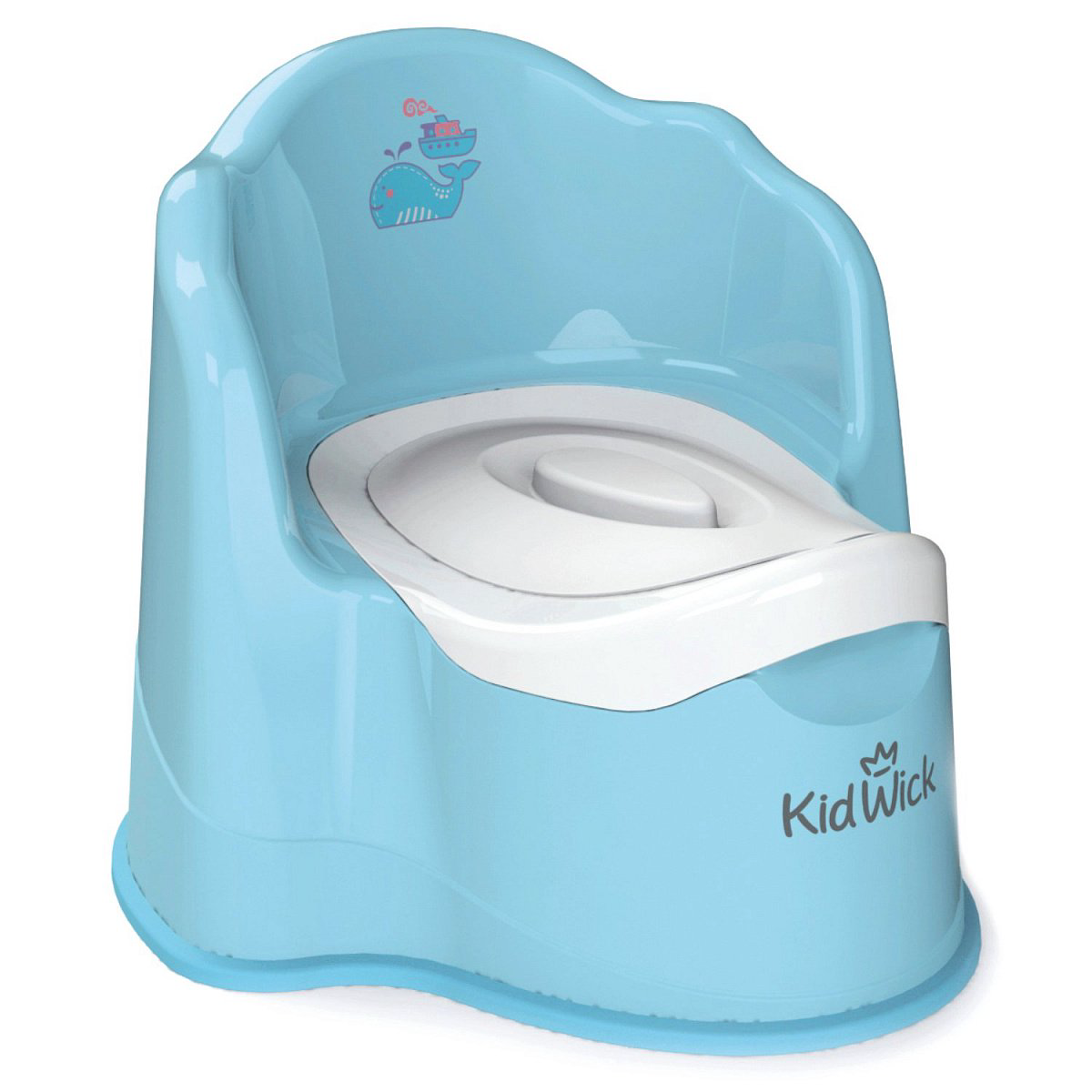 Горшок детский Kidwick Королевский KW080204 голубой купить,NaN