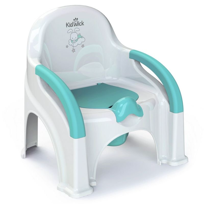 Горшок детский Kidwick МП Премьер KW110102 бело-бирюзовый купить,NaN
