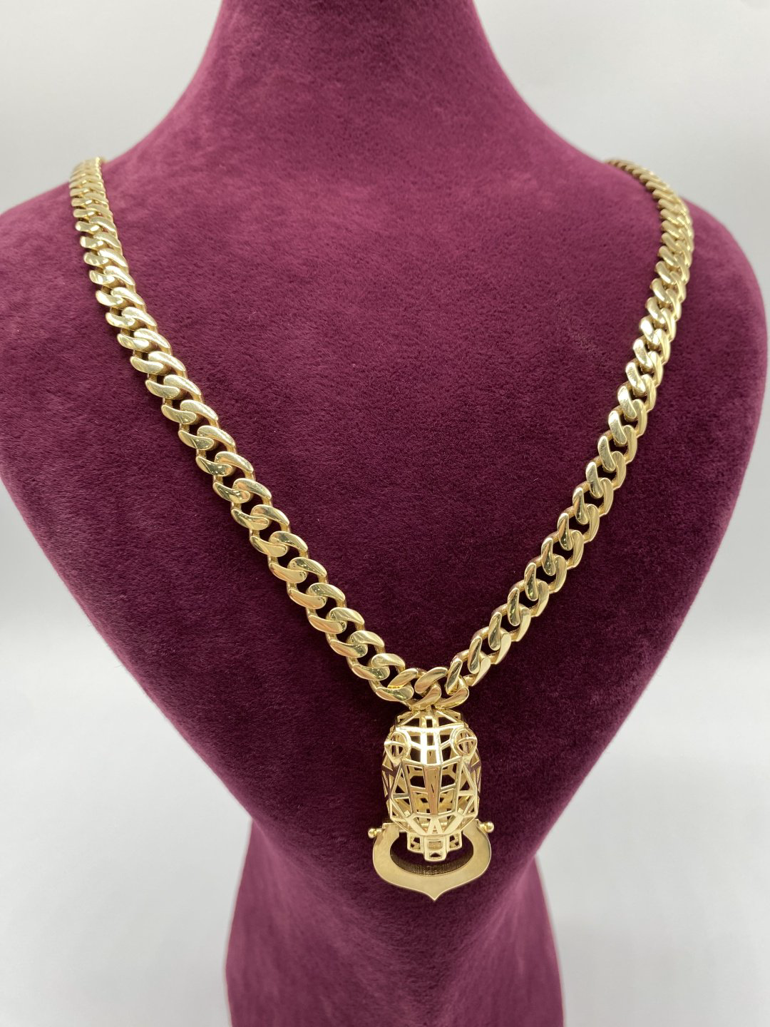 Цепь Gold Karla N-116 длина 60 см, вес 29.82 г золото, плетение панцирное купить,NaN