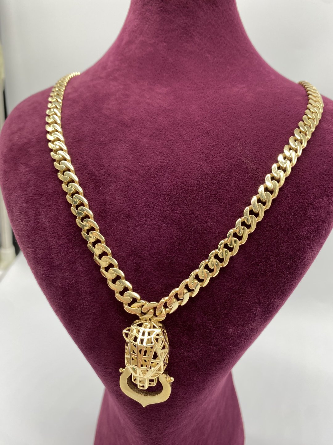 Цепь Gold Karla N-116 длина 60 см, вес 29.82 г золото, плетение панцирное купить,NaN