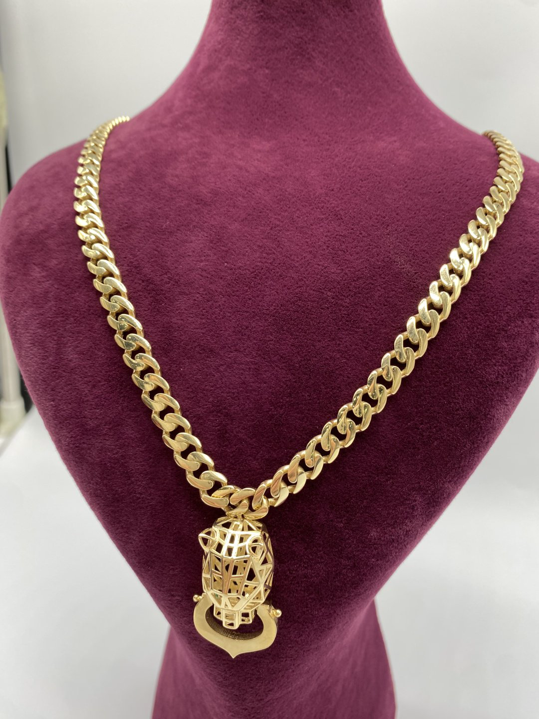 Цепь Gold Karla N-116 длина 60 см, вес 29.82 г золото, плетение панцирное купить,NaN