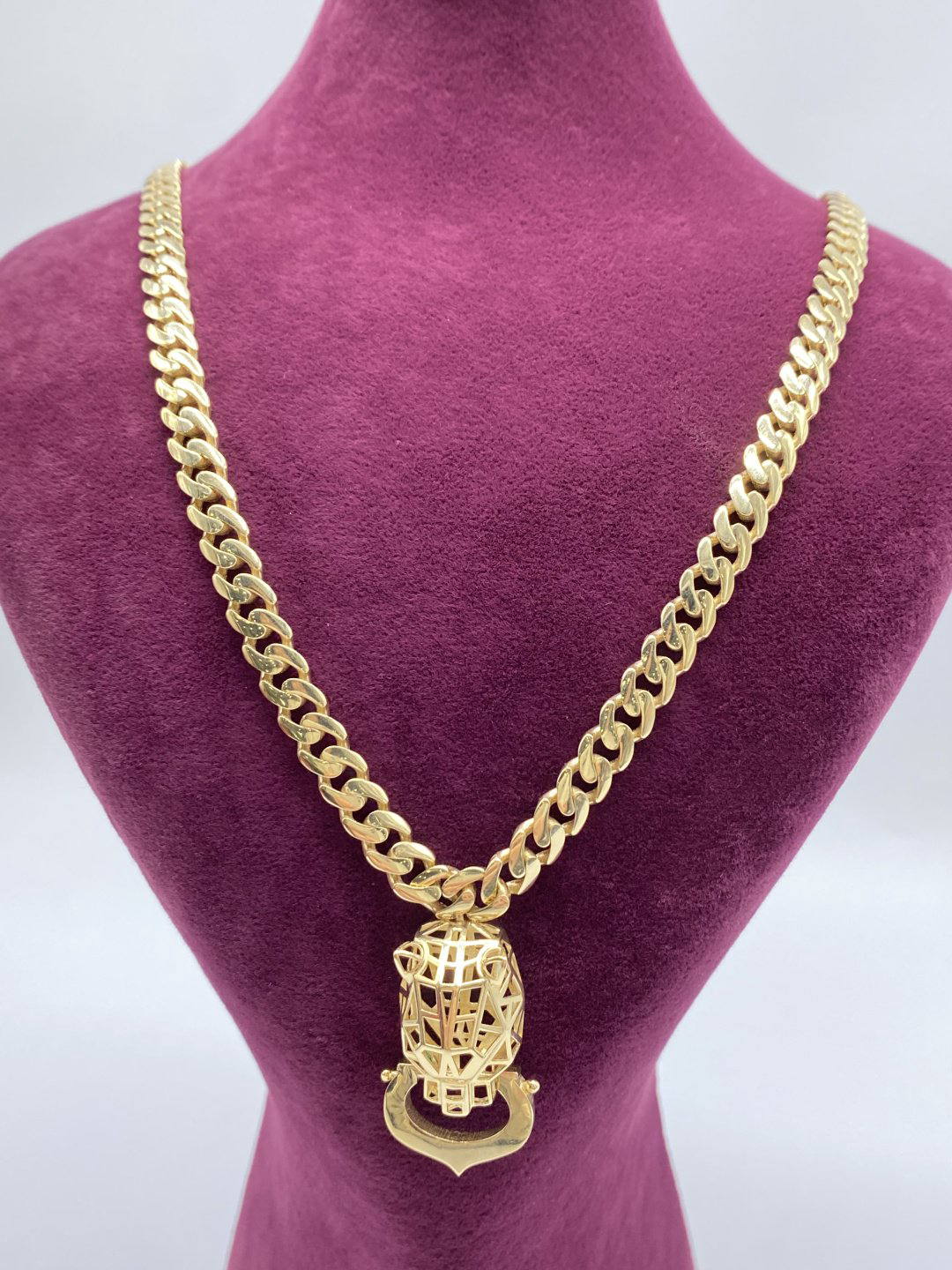 Цепь Gold Karla N-116 длина 60 см, вес 29.82 г золото, плетение панцирное купить,NaN