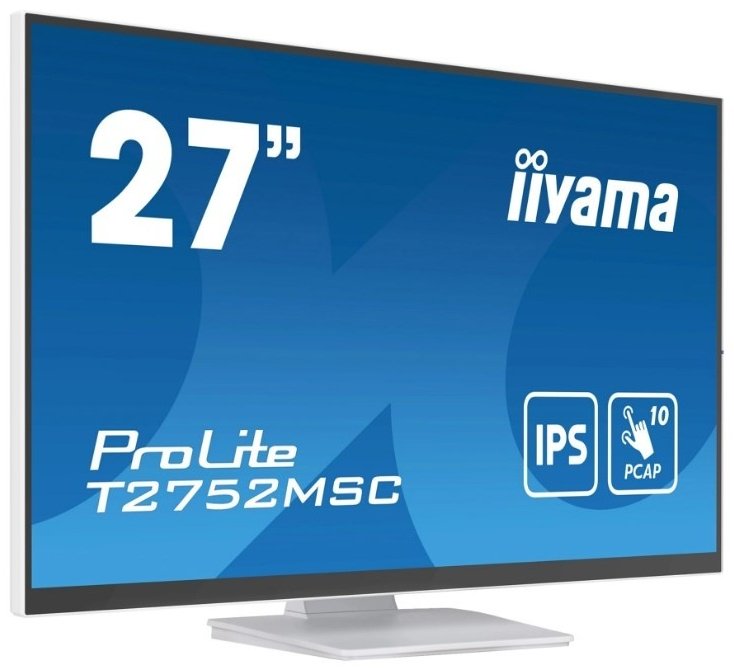 Монитор 27" Iiyama T2752MSC-W1 белый