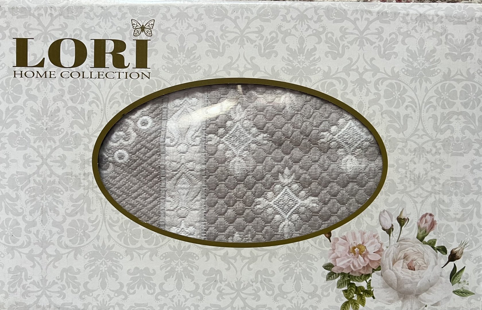 Покрывало LORI Home Collection 170х240 см, гобелен, бежевый, светло - бежевый