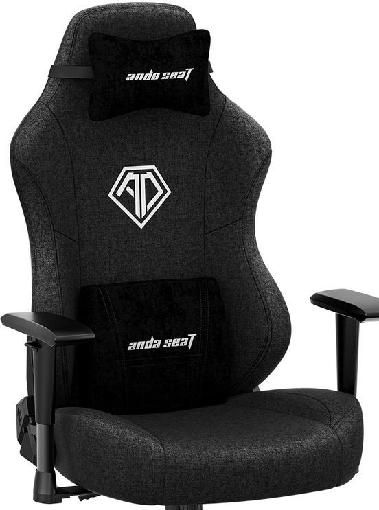 Игровое кресло AndaSeat Phantom 3 AD18Y-06-B-F, черный, серый купить,145990