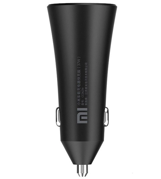 Автомобильное зарядное устройство Xiaomi Mi 37W Dual Port Car Charger CC06ZM черное