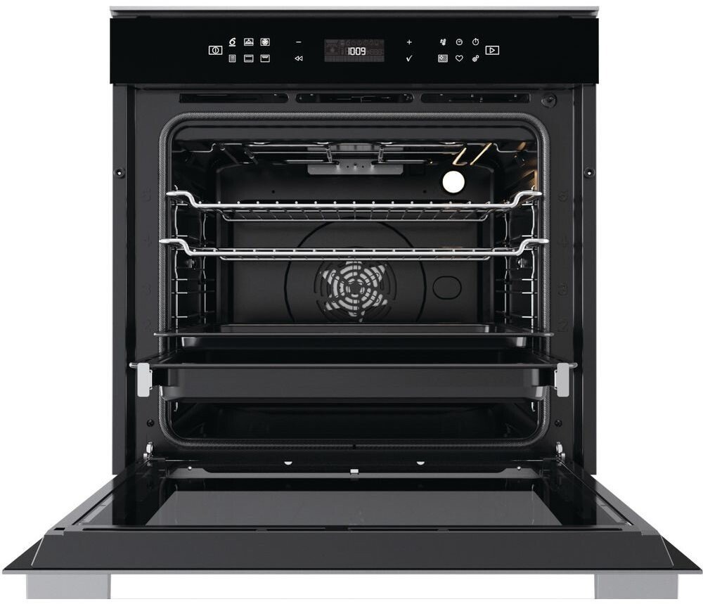 Духовой шкаф Whirlpool W7 OM4 4S1 P черный, серебристый купить,445809