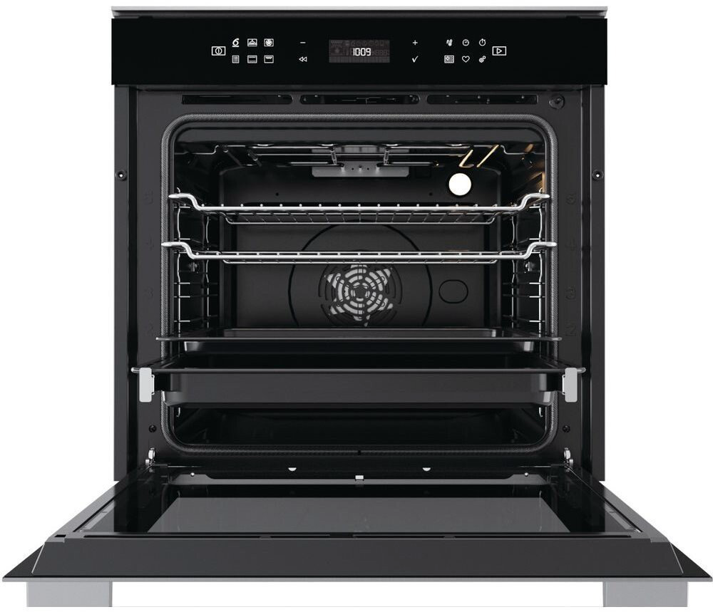 Духовой шкаф Whirlpool W7 OM4 4S1 P черный, серебристый купить,445809