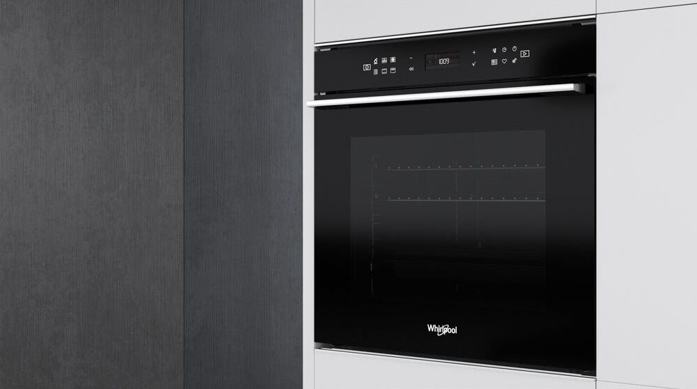 Духовой шкаф Whirlpool W7 OM4 4S1 P черный, серебристый купить,445809
