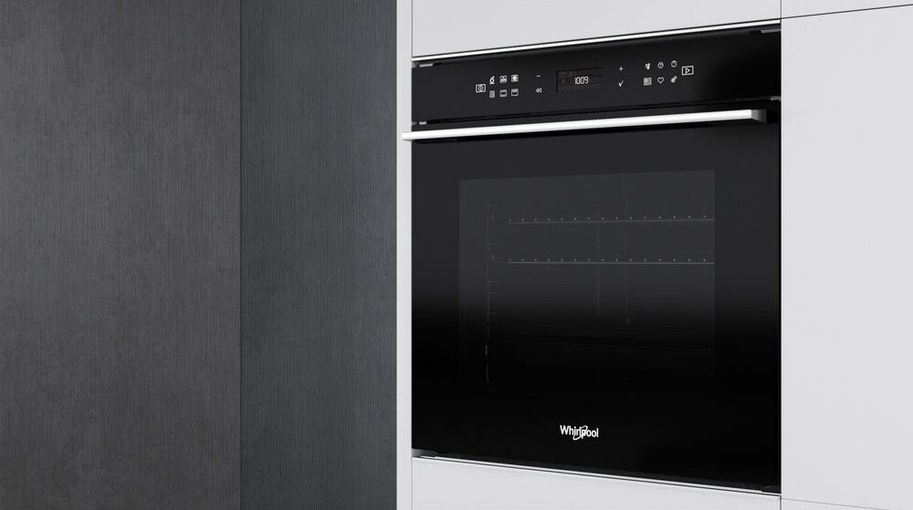 Духовой шкаф Whirlpool W7 OM4 4S1 P черный, серебристый купить,445809