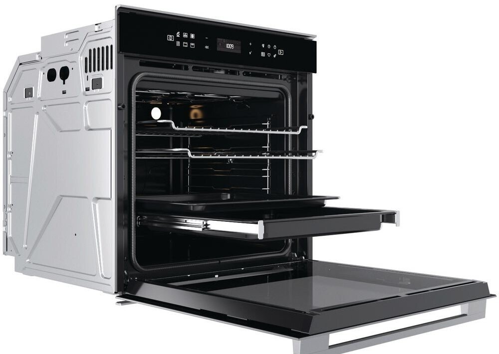 Духовой шкаф Whirlpool W7 OM4 4S1 P черный, серебристый купить,445809