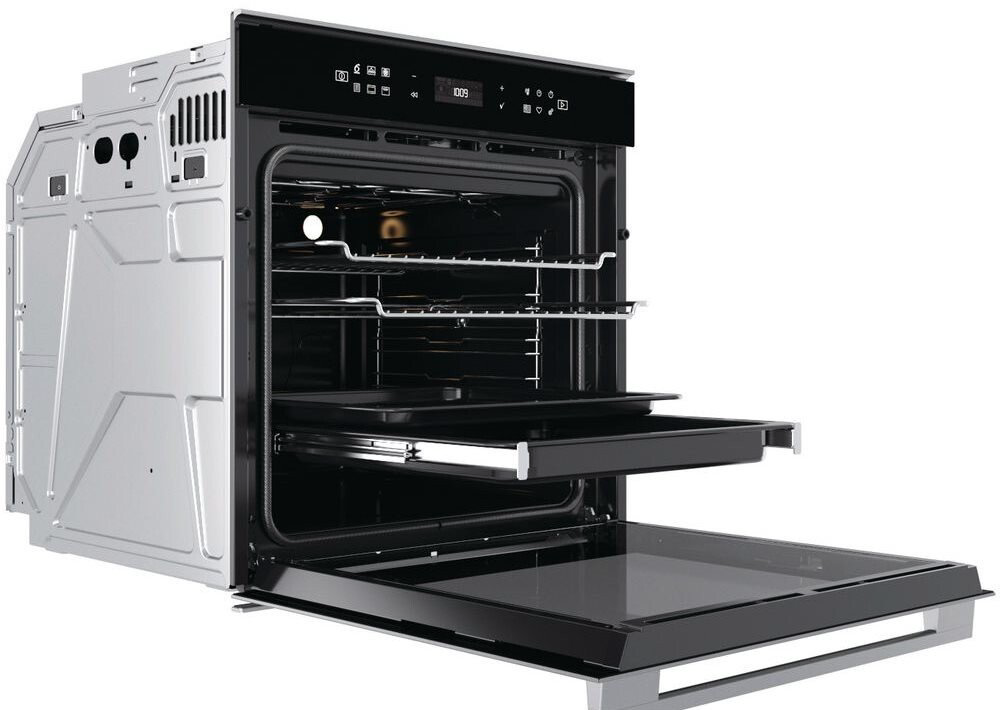 Духовой шкаф Whirlpool W7 OM4 4S1 P черный, серебристый купить,445809