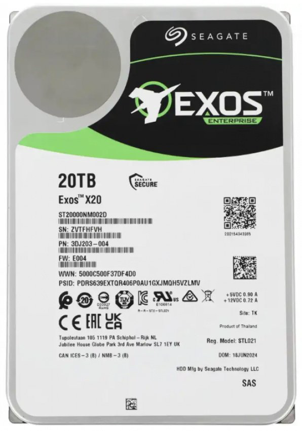 HDD Seagate ST20000NM002H 20000 Гб купить,NaN