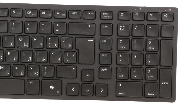 Клавиатура DELL KM555 580-BBVZ черный - ForteMarket Клавиатура DELL KM555 580-BBVZ черный купить,31451