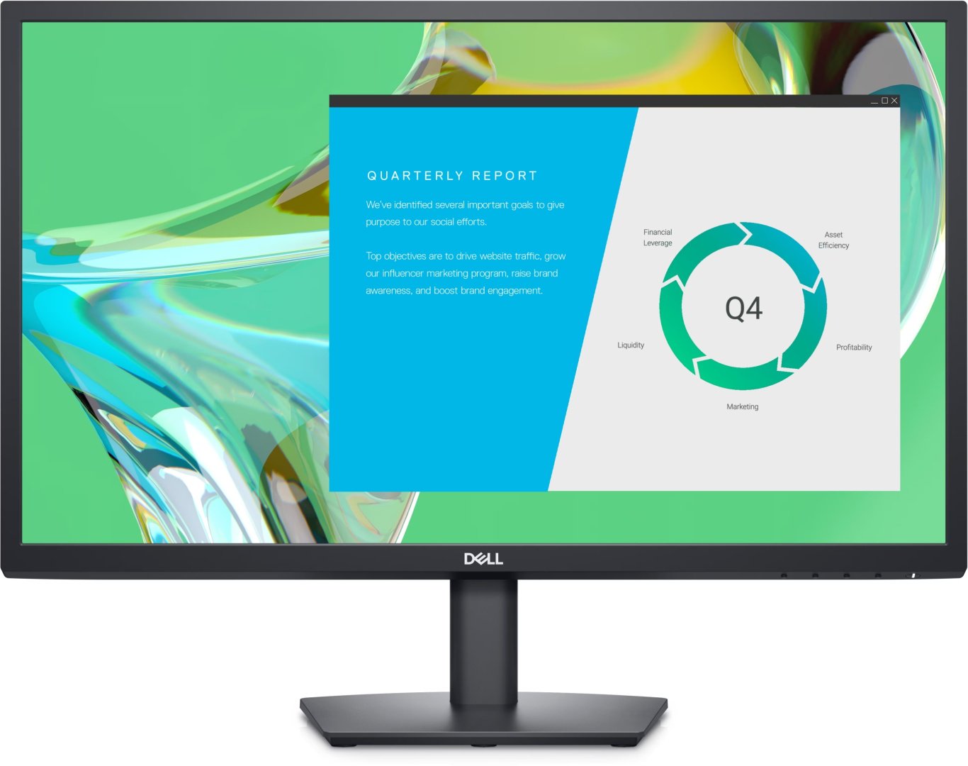 Монитор 23.8" DELL E2422HN 210-BBSD черный