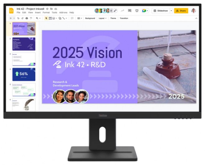 Монитор 27" Lenovo 64BDGAT4EU черный купить,112565