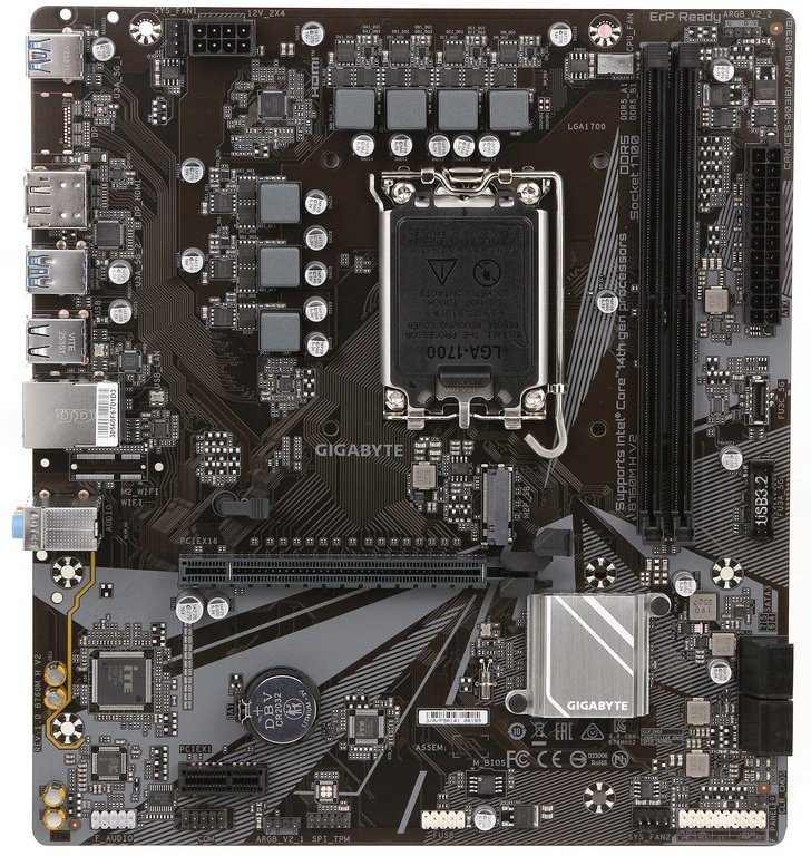 Материнская плата GIGABYTE B760M H V2 (REV1.0) купить,NaN