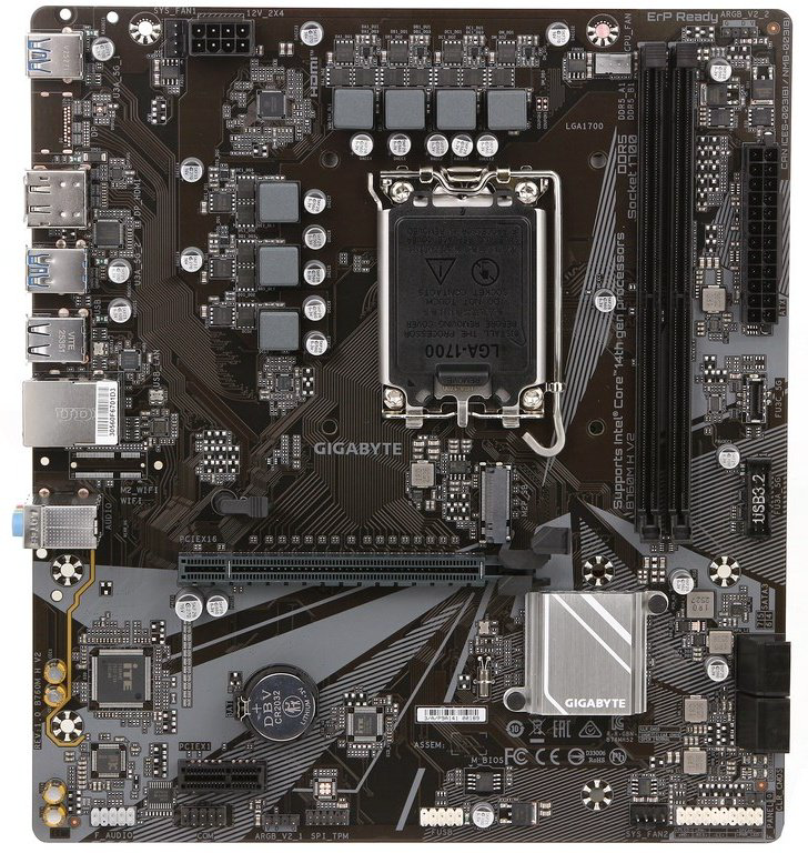 Материнская плата GIGABYTE B760M H V2 (REV1.0) купить,NaN