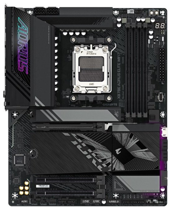Материнская плата GIGABYTE X870E Aorus Elite WiFi7 (REV1.2)