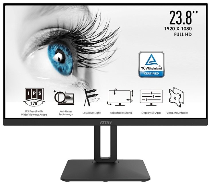 Монитор 23.8" MSI MP242P черный купить,NaN